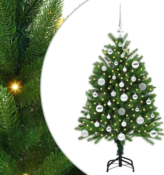 Choinka z 150 diodami LED z podstawą Zielony 120 cm PE