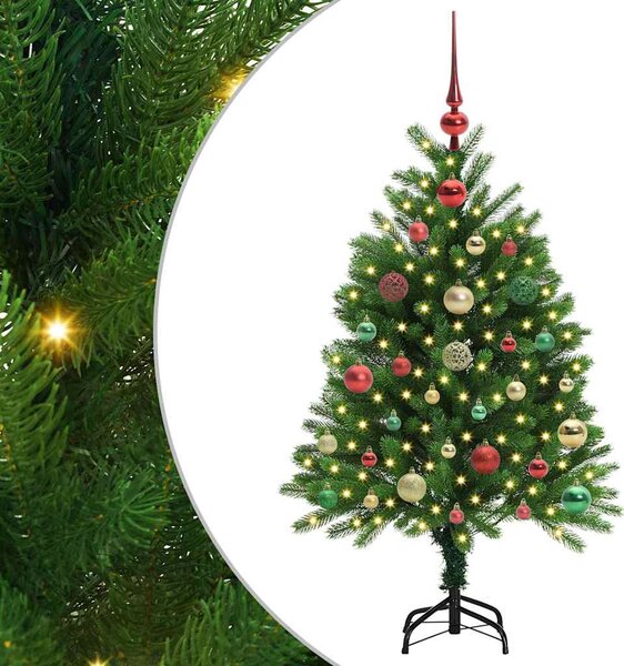 Choinka z 150 diodami LED z podstawą Zielony 120 cm PE