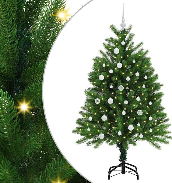 Choinka z 150 diodami LED z podstawą Zielony 120 cm PE