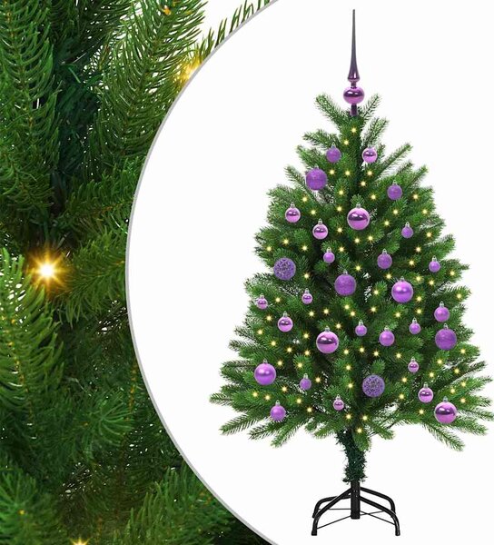 Choinka z 150 diodami LED z podstawą Zielony 120 cm PE