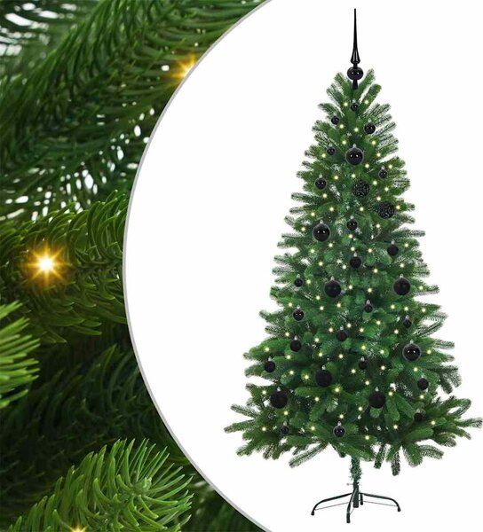Choinka z 150 diodami LED z podstawą Zielony 150 cm PE