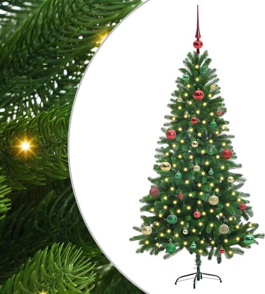 Choinka z 150 diodami LED z podstawą Zielony 150 cm PE