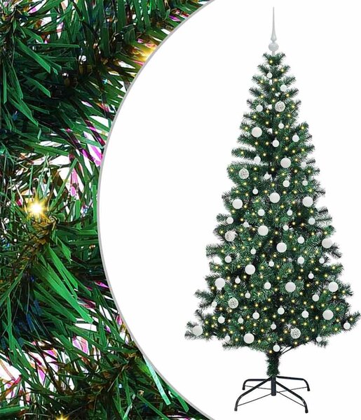 Sztuczna choinka z oświetleniem na Boże Narodzenie 210 cm