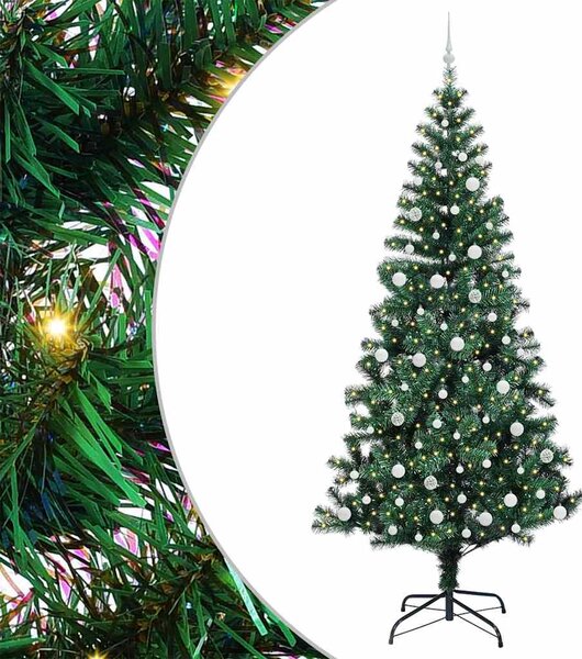 Sztuczna choinka z oświetleniem na Boże Narodzenie 240 cm