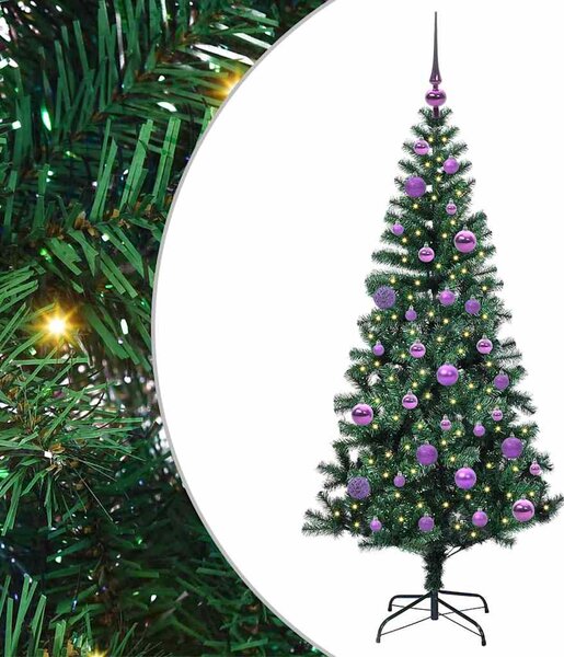 Sztuczna choinka z oświetleniem na Boże Narodzenie 150 cm