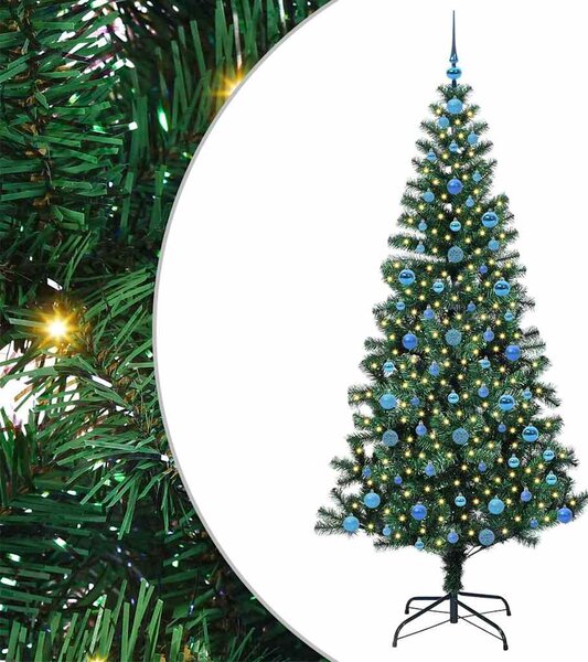 Sztuczna choinka z oświetleniem na Boże Narodzenie 210 cm