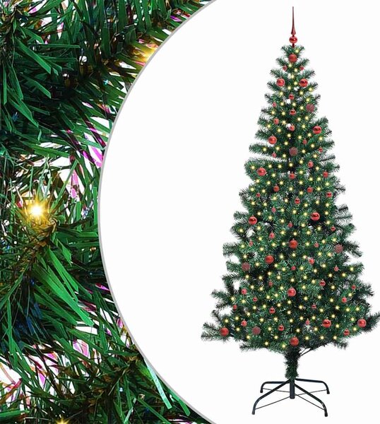 Sztuczna choinka z oświetleniem na Boże Narodzenie 240 cm