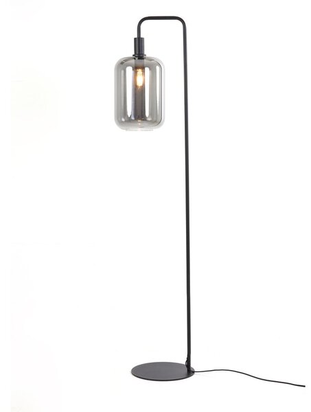 Czarna lampa stojąca (wysokość 155 cm) Lekar – Light & Living