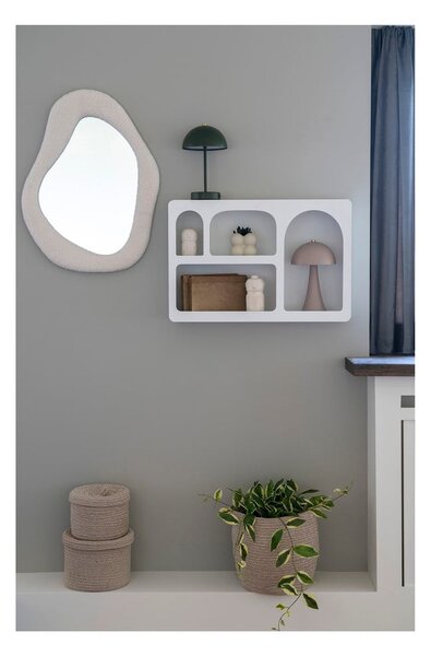 Biała wielopoziomowa półka 60 cm Bryne – House Nordic
