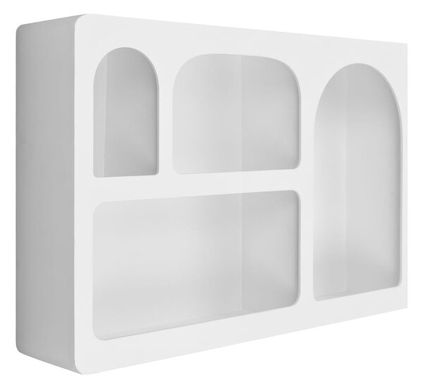 Biała wielopoziomowa półka 60 cm Bryne – House Nordic