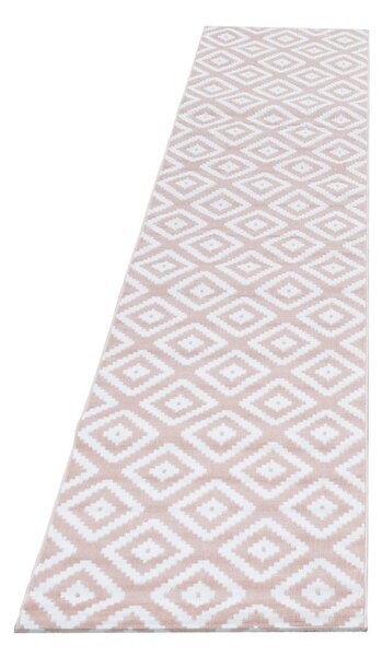 Jasnoróżowy chodnik 80x300 cm Plus – Ayyildiz Carpets
