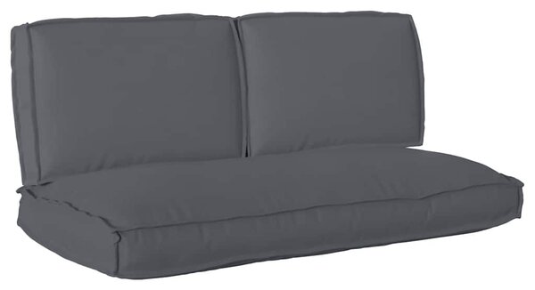 Zestaw poduszek 3 pcs Antracyt Materiał Oxford