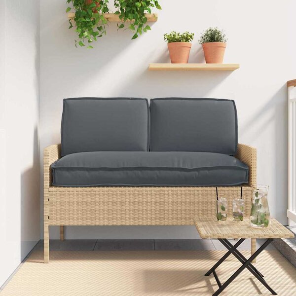 Zestaw poduszek 3 pcs Antracyt Materiał Oxford