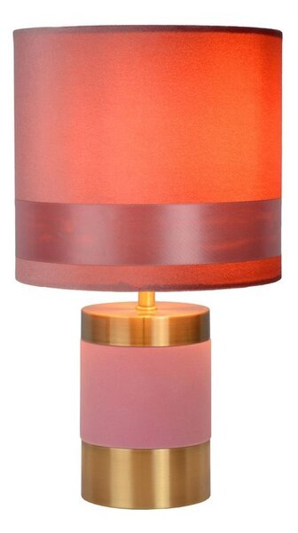 Elegancka lampa stołowa różowa MHL0-429