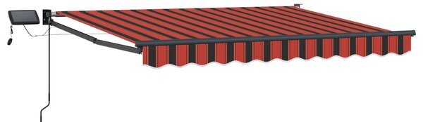 Markiza ręczna z LEDami 3,5 x 2 m 100% Poliester i Aluminium