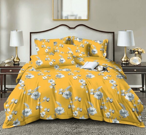 Pościel z mikrofibry YELLOW ROSE żółte Rozmiar pościeli: 70 x 90 cm | 140 x 200 cm
