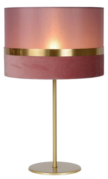 Elegancka lampa stołowa różowa MHL0-471