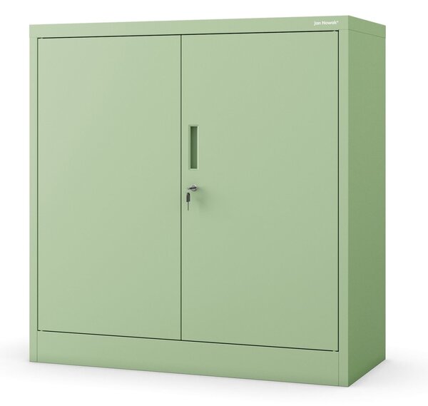 Szafka metalowa BEATA, 900 x 930 x 400 mm, Fresh Style: pastelowy zielony