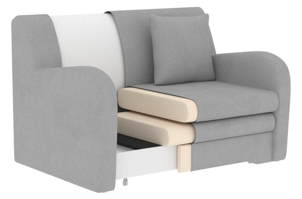 Beżowa 2-osobowa sofa ARIO JARELL, rozkładana