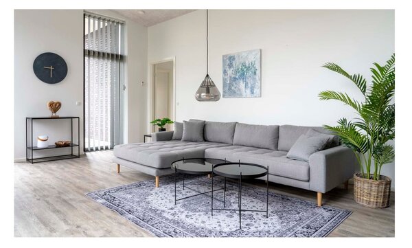 Czarny okrągły stolik ø 70 cm Venezia – House Nordic