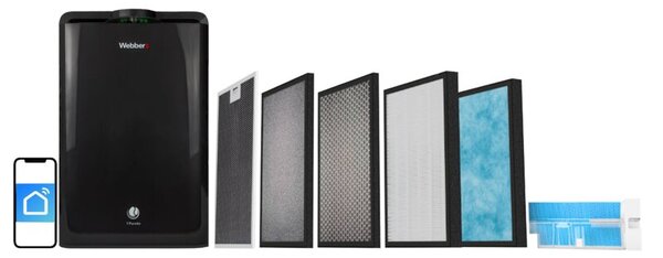 Oczyszczacz powietrza WEBBER AP 9700 WIFI Czarny