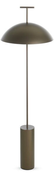 Lampa Podłogowa Kartell, Geen-A, ściemnialny, antyczny mosiądz, salon, metal, design