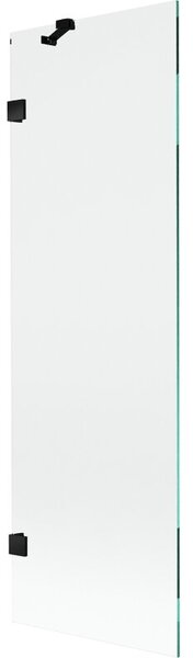 Mexen Lunar parawan nawannowy 1-skrzydłowy 60 x 150 cm, transparent, czarny - 897-060-000-70-00