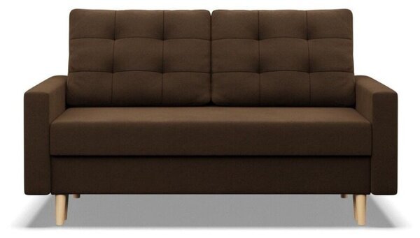 Sofa rozkÅadana, MILO, Mikrofaza, 152x92x92 cm, brÄ zowy | TYLETEGOTU