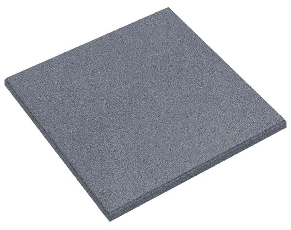 Płytki ochronne przed upadkiem 6 szt. Szary 50 x 50 cm Guma