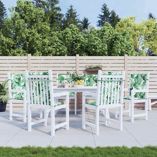 Poduszki na plecy Liść 6 pcs Wzór liścia 100 x 50 x 3 cm
