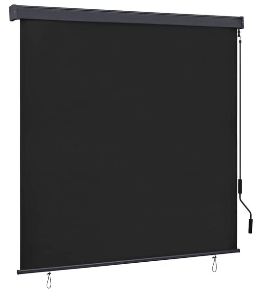 Roleta antracytowy 180 x 250 cm Materiał i Aluminium