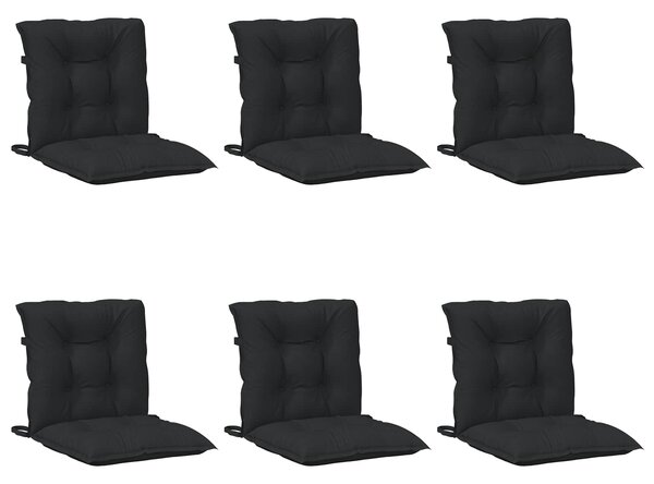 Zestaw poduszek do krzesła z niskim oparciem 6 pcs