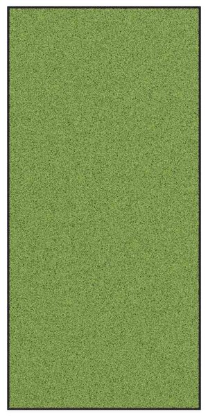 Dywanik wejściowy Zielony i Czarny 120 x 250 cm Poliamid i PVC