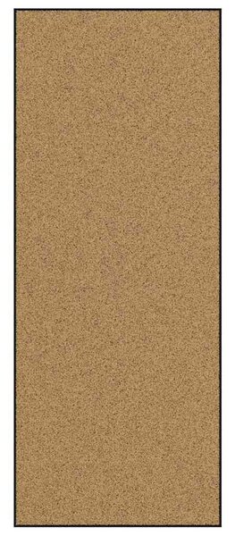 Dywanik wejściowy Kremowy i czarny 120 x 300 cm Poliamid i PVC