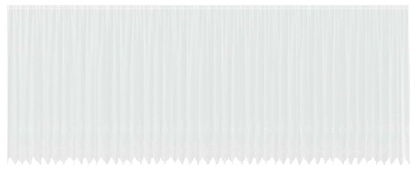 Firanka Koronkowa z zasłonami Biały 260 x 1200 cm Poliester