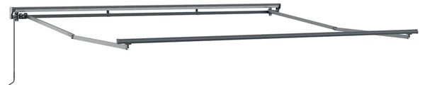 Rama markizy Z regulacją Antracyt 4 × 3 m Stal