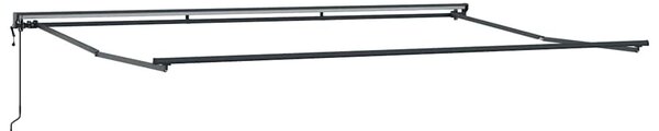 Rama markizy Z regulacją Antracyt 5 x 3 m Stal