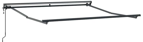 Rama markizy Z regulacją Antracyt 3 x 2,5 m Stal
