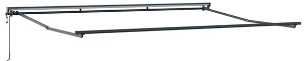 Rama markizy Z regulacją Antracyt 4,5 × 3 m Stal
