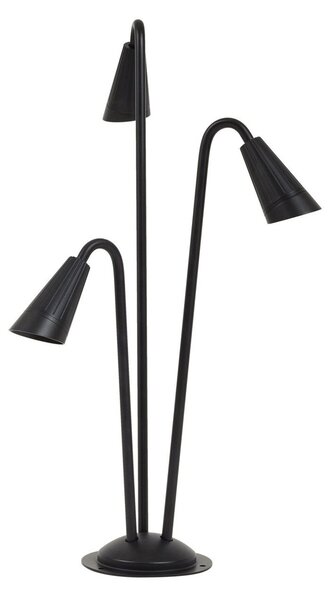 Zewnętrzna Lampa Lindby, Sorvete, ściemnialny, czarny, taras, aluminium, nowoczesny