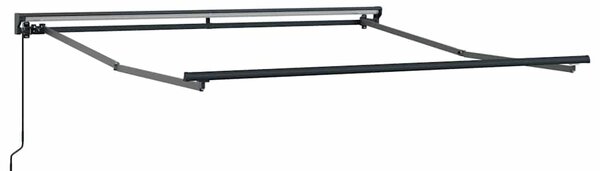 Rama markizy Z regulacją Antracyt 3 x 2,5 m Stal