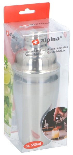 Shaker ALPINA 1060644 Srebrny (550 ml)