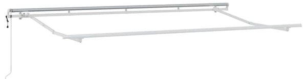 Rama markizy Biały 4 x 2 m Metal