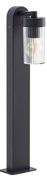 Zewnętrzna Lampa Lindby, Kaliro, czarny, taras, aluminium, nowoczesny