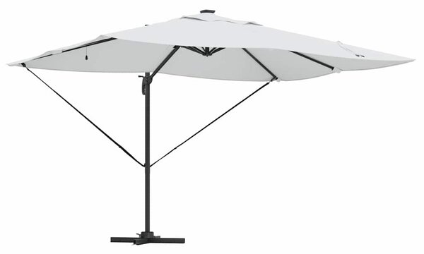 Parasol plażowy Ze LED Lights piaskowy 352 x 251 x 265 cm