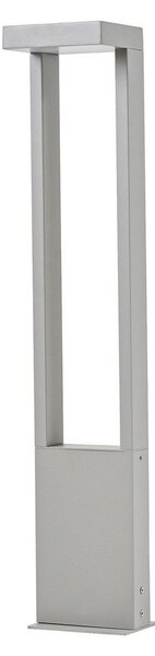 Zewnętrzna Lampa Lindby, Lonete, szary, taras, aluminium, nowoczesny