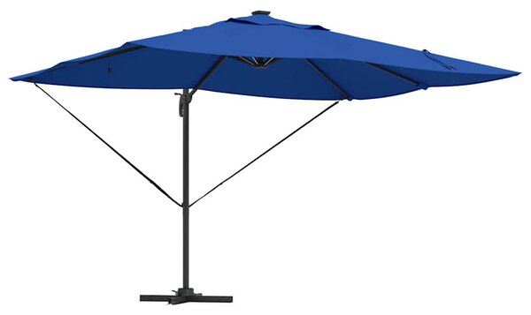 Parasol plażowy 352 x 251 x 265 cm Poliester i aluminium