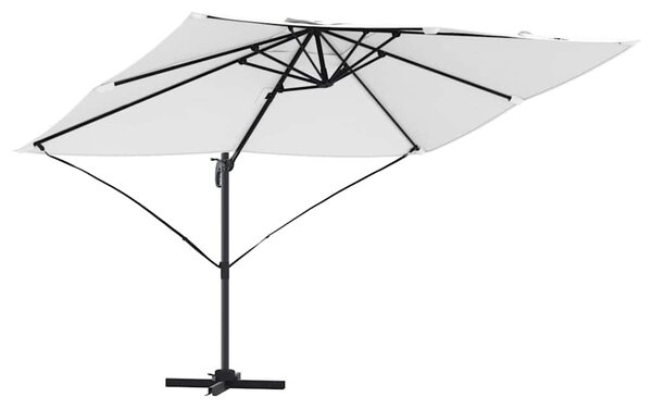 Parasol plażowy piaskowy 351 x 250 x 260 cm