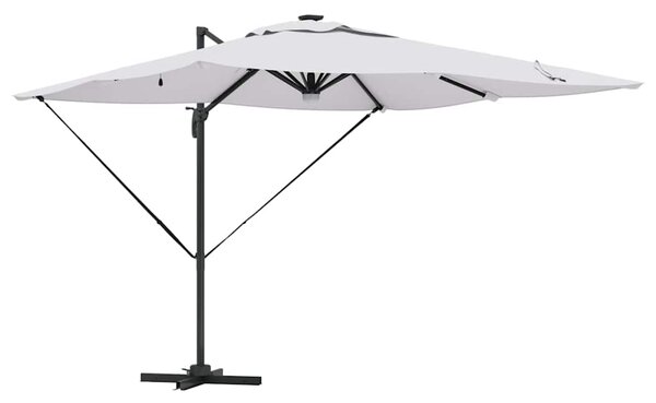 Parasol Roma Beżowy 286 x 284 x 270 cm Aluminium i Poliester