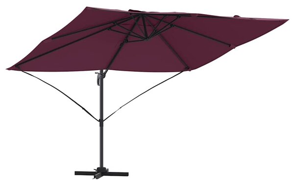 Parasol plażowy Bordeaux Czerwony 351 x 250 x 260 cm